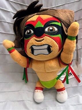 WWE- The Ultimate Warrior- WalMart Exclusive Plush 9" Wrestling Figure 2023